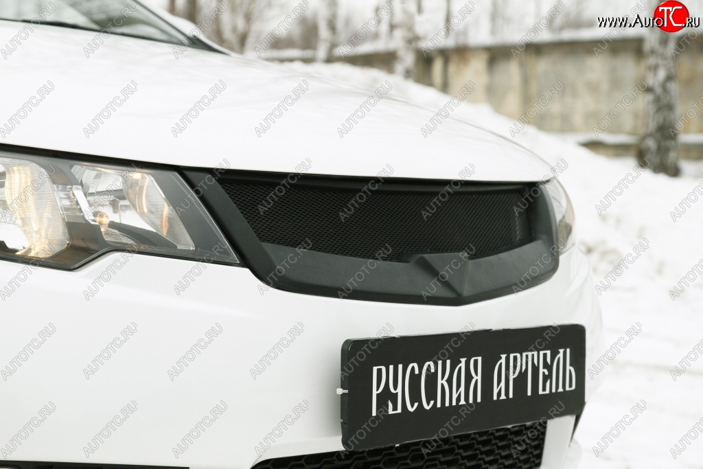 3 899 р. Решётка радиатора (Forte) RA  KIA Cerato  2 TD (2008-2013) седан (Поверхность глянец (под окраску), Неокрашенная)  с доставкой в г. Тамбов