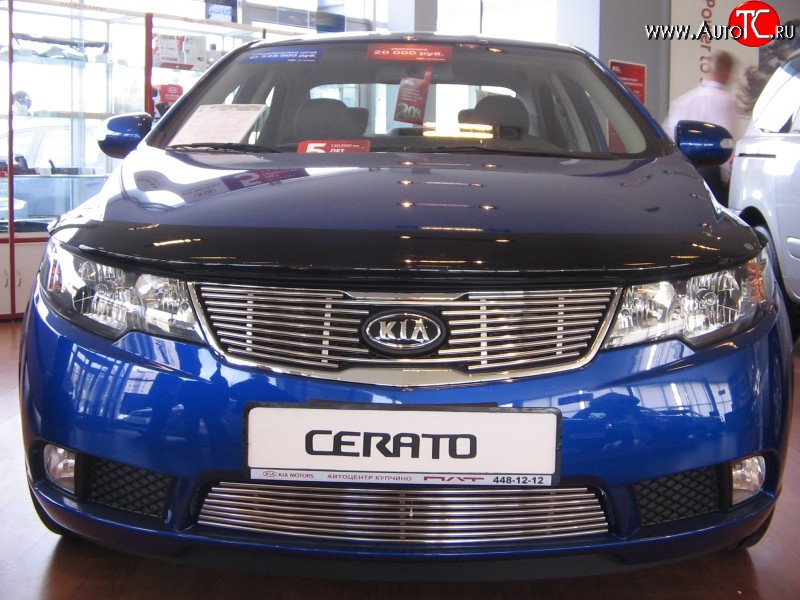 4 799 р. Декоративная вставка решетки радиатора Berkut KIA Cerato 2 TD седан (2008-2013)  с доставкой в г. Тамбов