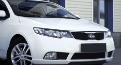 919 р. Реснички RA на фары KIA Cerato 2 TD седан (2008-2013) (Неокрашенные)  с доставкой в г. Тамбов. Увеличить фотографию 2