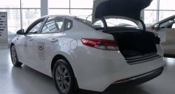 1 169 р. Защитная накладка на задний бампер RA  KIA Optima ( 4 JF,  JF) (2016-2020) дорестайлинг седан, седан рестайлинг  с доставкой в г. Тамбов. Увеличить фотографию 5