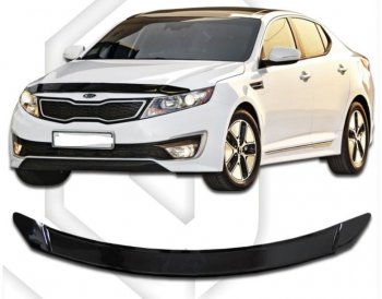 Дефлектор капота CA-Plastic KIA Optima 3 TF дорестайлинг седан (2010-2013)