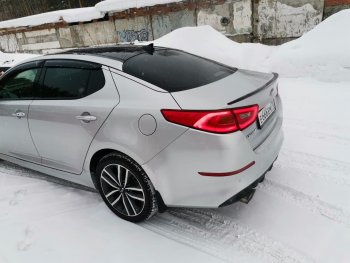 3 399 р. Лип спойлер АВТОКРАТ  KIA Optima  3 TF (2010-2016) дорестайлинг седан, рестайлинг седан (Неокрашенный)  с доставкой в г. Тамбов. Увеличить фотографию 3