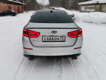 3 399 р. Лип спойлер АВТОКРАТ  KIA Optima  3 TF (2010-2016) дорестайлинг седан, рестайлинг седан (Неокрашенный)  с доставкой в г. Тамбов. Увеличить фотографию 4