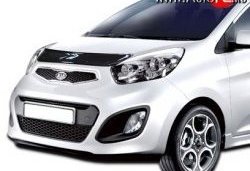 Дефлектор капота NovLine KIA Picanto 2 TA хэтчбэк 3 дв. рестайлинг (2015-2017)