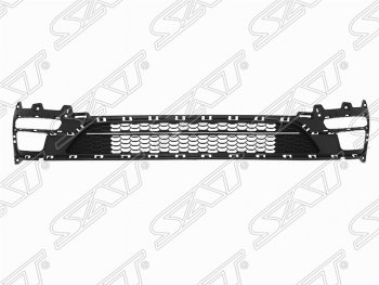2 199 р. Решетка в передний бампер SAT (под диодные туманки)  KIA Rio  3 QB (2015-2017) рестайлинг седан  с доставкой в г. Тамбов. Увеличить фотографию 1