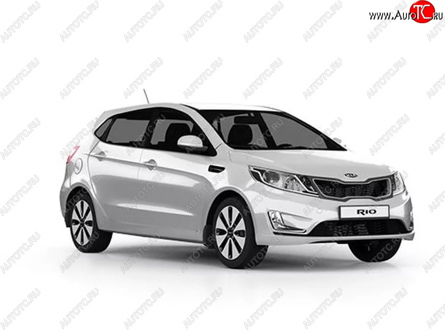 3 659 р. Стандартный передний бампер KIA Rio 3 QB дорестайлинг седан (2011-2015) (Окрашенный)  с доставкой в г. Тамбов