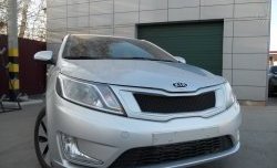 3 639 р. Решётка радиатора Pandora KIA Rio 3 QB дорестайлинг седан (2011-2015) (Неокрашенная)  с доставкой в г. Тамбов. Увеличить фотографию 8