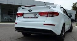 5 799 р. Спойлер BS KIA Rio 3 QB рестайлинг седан (2015-2017) (Неокрашенный)  с доставкой в г. Тамбов. Увеличить фотографию 5