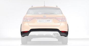 Накладка заднего бампера MOBIS (HYUNDAI/KIA) KIA (КИА) Rio (Рио)  X-line (2017-2021) X-line