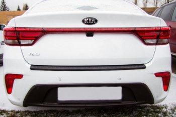 679 р. Защитная накладка заднего бампера Тюн-Авто  KIA Rio  4 FB (2016-2020) дорестайлинг седан  с доставкой в г. Тамбов. Увеличить фотографию 2