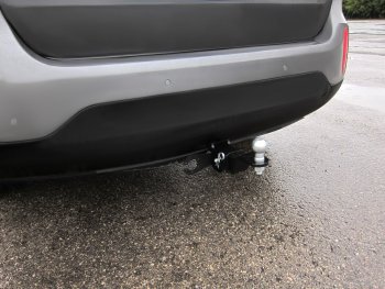 15 299 р. Фаркоп Petroil Tuning (съемный квадрат)  KIA Sorento  XM (2012-2015) рестайлинг  с доставкой в г. Тамбов. Увеличить фотографию 3