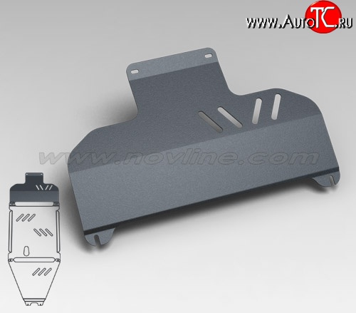 3 269 р. Защита картера двигателя Novline (2.4/3.3, МКПП/АКПП, 3 мм) KIA Sorento BL рестайлинг (2006-2010)  с доставкой в г. Тамбов