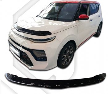 Дефлектор капота CA-Plastiс KIA Soul SK3 (2018-2022)