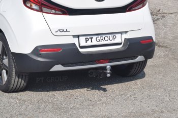 14 459 р. Фаркоп Petroil Tuning (съемный квадрат)  KIA Soul  SK3 (2018-2022)  с доставкой в г. Тамбов. Увеличить фотографию 2