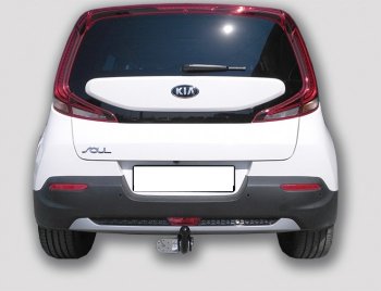 7 299 р. Фаркоп Лидер Плюс  KIA Soul  SK3 (2018-2022) (Без электропакета)  с доставкой в г. Тамбов. Увеличить фотографию 2