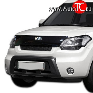 569 р. Дефлектор капота NovLine KIA Soul AM дорестайлинг (2008-2011)  с доставкой в г. Тамбов