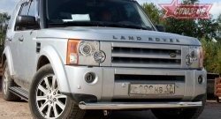 Защита переднего бампера одинарная Souz-96 (d76) Land Rover Discovery 3 L319 (2004-2009)