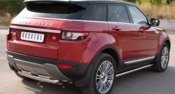 15 799 р. Защита порогов из круглой трубы диаметром 63 мм (Prestige u Pure) Russtal Land Rover Range Rover Evoque 1 L538 дорестайлинг 5 дв. (2011-2015) (Защита порогов с со скосами на торцах (вариант 1))  с доставкой в г. Тамбов. Увеличить фотографию 8