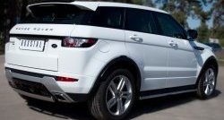 18 549 р. Защита заднего бампера (Ø75x42 мм, нержавейка, Dynamic) Russtal Land Rover Range Rover Evoque 1 L538 дорестайлинг 5 дв. (2011-2015)  с доставкой в г. Тамбов. Увеличить фотографию 4