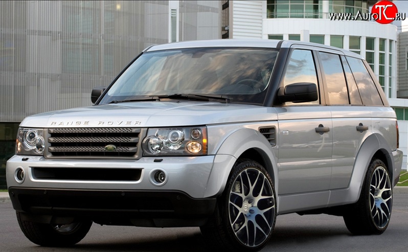 44 549 р. Комплект накладок на колёсные арки Arden Land Rover Range Rover Sport 1 L320 дорестайлинг (2005-2009) (Неокрашенные)  с доставкой в г. Тамбов