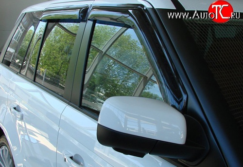 2 989 р. Дефлекторы окон (ветровики) Novline 4 шт. Land Rover Range Rover Sport 1 L320 дорестайлинг (2005-2009)  с доставкой в г. Тамбов