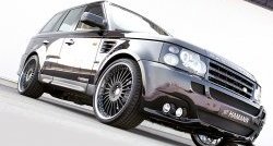 5 199 р. Пороги накладки HAMANN CONQUEROR I Land Rover Range Rover Sport 1 L320 дорестайлинг (2005-2009) (Неокрашенные)  с доставкой в г. Тамбов. Увеличить фотографию 8