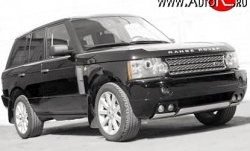 23 049 р. Накладка Verge на передний бампер Land Rover Range Rover 3 L322 дорестайлинг (2002-2006) (Неокрашенная)  с доставкой в г. Тамбов. Увеличить фотографию 2