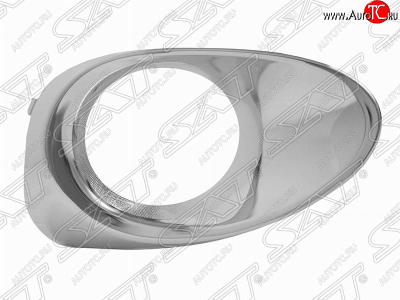 1 599 р. Правая оправа противотуманной фары SAT (хром ободок) Lexus RX350 AL10 рестайлинг (2012-2015)  с доставкой в г. Тамбов