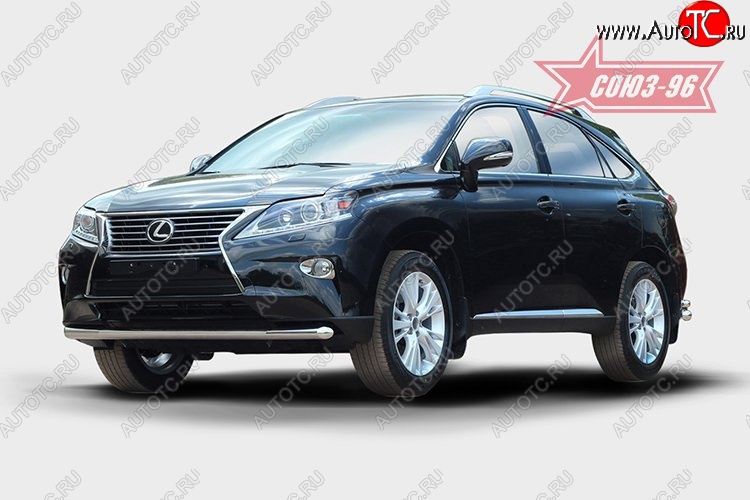 1 052 р. Защита переднего бампера одинарная Souz-96 (d60). Lexus RX 270 AL20 дорестайлинг (2015-2019)  с доставкой в г. Тамбов