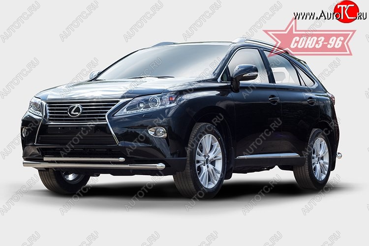 24 659 р. Защита переднего бампера одинарная Souz-96 (d60/42). Lexus RX 270 AL20 дорестайлинг (2015-2019)  с доставкой в г. Тамбов