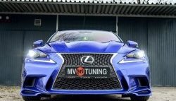 7 799 р. Клыки на передний бампер Tuning-Sport  Lexus IS250  XE30 седан (2013-2016) дорестайлинг (Неокрашенная)  с доставкой в г. Тамбов. Увеличить фотографию 6