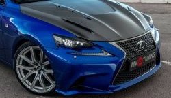 1 299 р. Реснички на фары Tuning-Sport  Lexus IS250  XE30 седан (2013-2016) дорестайлинг (Неокрашенные)  с доставкой в г. Тамбов. Увеличить фотографию 9