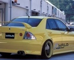 4 399 р. Накладка на задний бампер Wald  Lexus IS200  XE10 седан (1998-2005)  с доставкой в г. Тамбов. Увеличить фотографию 1