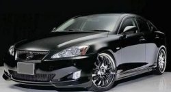 7 999 р. Накладка на передний бампер CT Lexus IS250 XE20 седан дорестайлинг (2005-2013) (Неокрашенная)  с доставкой в г. Тамбов. Увеличить фотографию 3