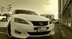 9 299 р. Накладка на передний бампер WALD SPORTS LINE Lexus IS250 XE20 седан дорестайлинг (2005-2013) (Неокрашенная)  с доставкой в г. Тамбов. Увеличить фотографию 2