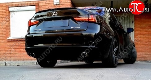 4 849 р. Лип спойлер JT Lexus IS250 XE20 седан дорестайлинг (2005-2013) (Неокрашенный)  с доставкой в г. Тамбов