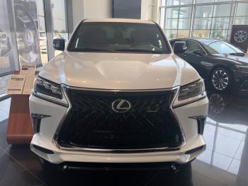 45 999 р. Юбка переднего бампера HEMMES Lexus LX570 J200 2-ой рестайлинг (2015-2022) (Неокрашенная)  с доставкой в г. Тамбов. Увеличить фотографию 1