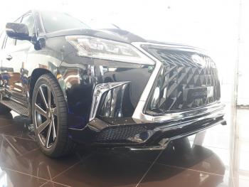 45 999 р. Юбка переднего бампера HEMMES Lexus LX570 J200 2-ой рестайлинг (2015-2022) (Неокрашенная)  с доставкой в г. Тамбов. Увеличить фотографию 11