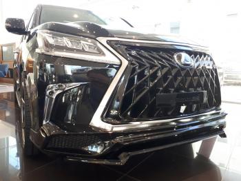 45 999 р. Юбка переднего бампера HEMMES Lexus LX450d J200 2-ой рестайлинг (2015-2022) (Неокрашенная)  с доставкой в г. Тамбов. Увеличить фотографию 13