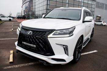 45 999 р. Юбка переднего бампера HEMMES Lexus LX450d J200 2-ой рестайлинг (2015-2022) (Неокрашенная)  с доставкой в г. Тамбов. Увеличить фотографию 16