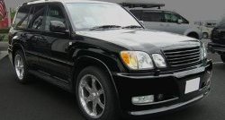 18 749 р. Передний бампер ELFORD Lexus LX470 J100 дорестайлинг (1998-2002) (Неокрашенный)  с доставкой в г. Тамбов. Увеличить фотографию 2