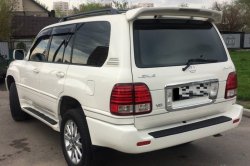 6 649 р. Спойлер со стоп сигналом CUSTOM Lexus LX470 J100 дорестайлинг (1998-2002) (Неокрашенный)  с доставкой в г. Тамбов. Увеличить фотографию 2