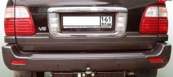 8 399 р. Фаркоп Лидер Плюс (до 1200 кг)  Lexus LX470  J100 (1998-2002), Toyota Land Cruiser  100 (1998-2007) (Без электропакета)  с доставкой в г. Тамбов. Увеличить фотографию 2