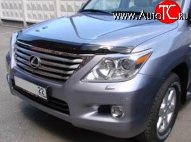 3 599 р. Дефлектор капота NovLine Lexus LX570 J200 дорестайлинг (2007-2012)  с доставкой в г. Тамбов