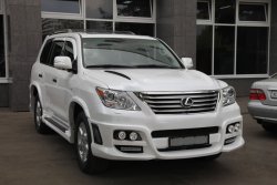 26 249 р. Пластиковый капот PHANTOM Lexus LX570 J200 дорестайлинг (2007-2012) (Неокрашенный)  с доставкой в г. Тамбов. Увеличить фотографию 2