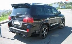 12 599 р. Накладка WALD Black Bison на задний бампер Lexus LX570 J200 дорестайлинг (2007-2012)  с доставкой в г. Тамбов. Увеличить фотографию 2