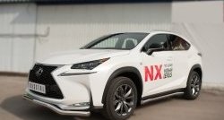 16 999 р. Защита переднего бампера (Ø63 мм волна, нержавейка, F-SPORT) Russtal Lexus NX200T Z10 (2014-2017)  с доставкой в г. Тамбов. Увеличить фотографию 4