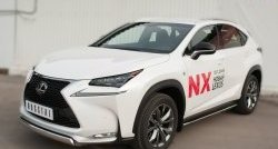 17 299 р. Защита переднего бампера (Ø75х42 мм, нержавейка, F-SPORT) Russtal Lexus NX200T Z10 (2014-2017)  с доставкой в г. Тамбов. Увеличить фотографию 4