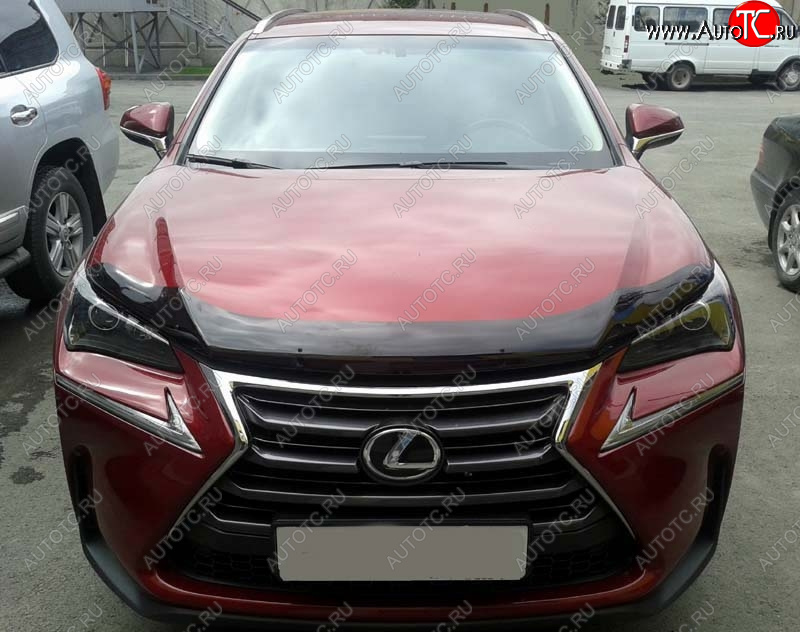 2 999 р. Дефлектор капота SIM Lexus NX200 Z10 дорестайлинг (2014-2017)  с доставкой в г. Тамбов