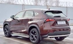 16 999 р. Защита заднего бампера (Ø63 мм, нержавейка) Russtal Lexus NX200 Z10 дорестайлинг (2014-2017)  с доставкой в г. Тамбов. Увеличить фотографию 2